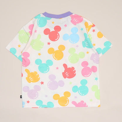 Japanese BDL x Disney parent-child print tops (80-150cm) for boys and girls (summer TOPS) 