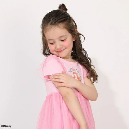 日本童裝 BDL x Disney Princess拼接網紗連身裙 90-130cm 女童款 夏季 DRESSES