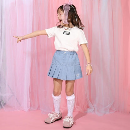 Japanese BDL x Disney parent-child print tops (80-150cm) for boys and girls (summer TOPS) 
