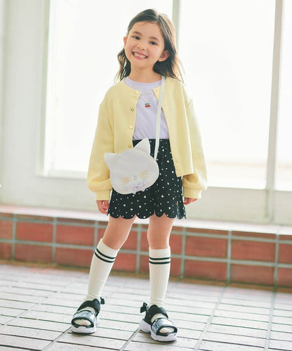 日本童裝 aF#a325 心型扣針織外套 90-150cm 女童款 春季 OUTERWEAR