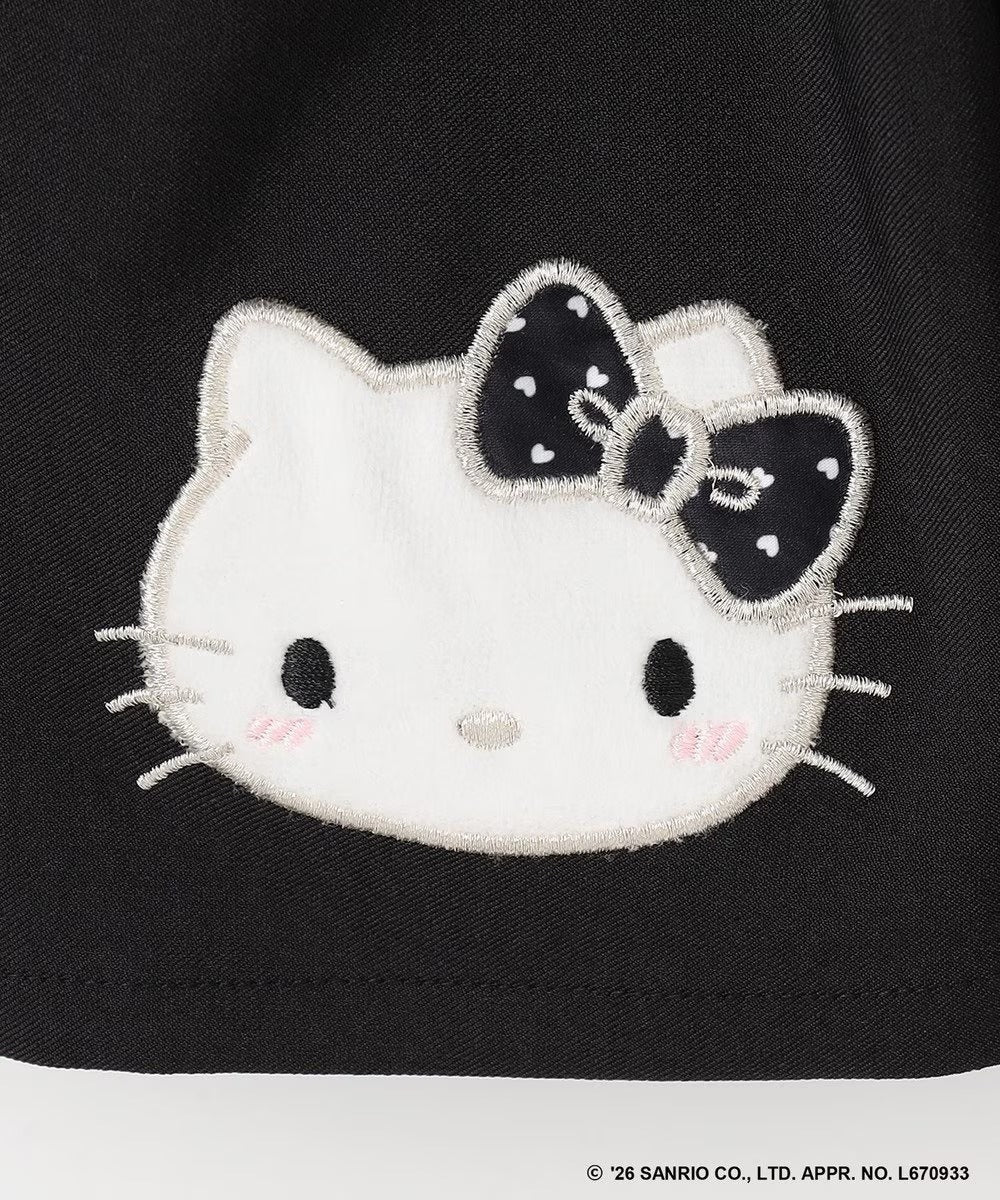 日本童裝 ANY#26 x Sanrio Hello Kitty 貼花背心裙 110-150cm 女童款 秋季 DRESSES 面試/宴會/表演
