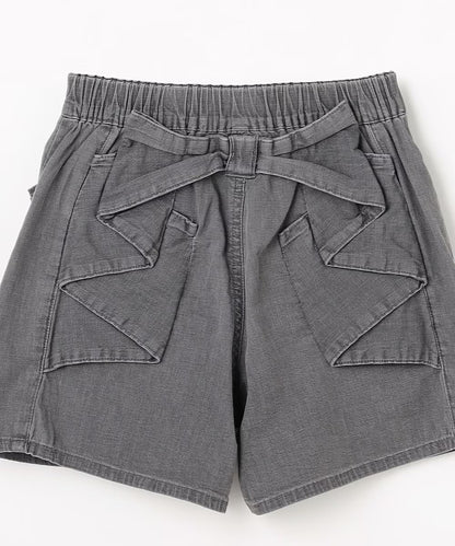 日本童裝 aF#a325 後蝴蝶結短褲 110-160cm 女童款 夏季 PANTS