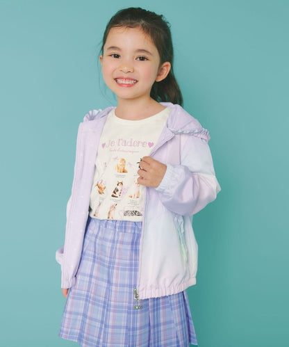 日本童裝 aF#a325 貓貓印花上衣 90-150cm 女童款 春季 TOPS