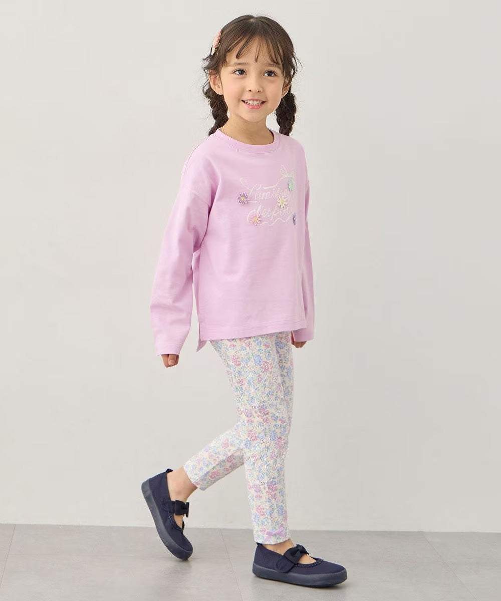 日本童裝 aF#a325 印花打底褲 90-140cm 女童款 夏季 PANTS