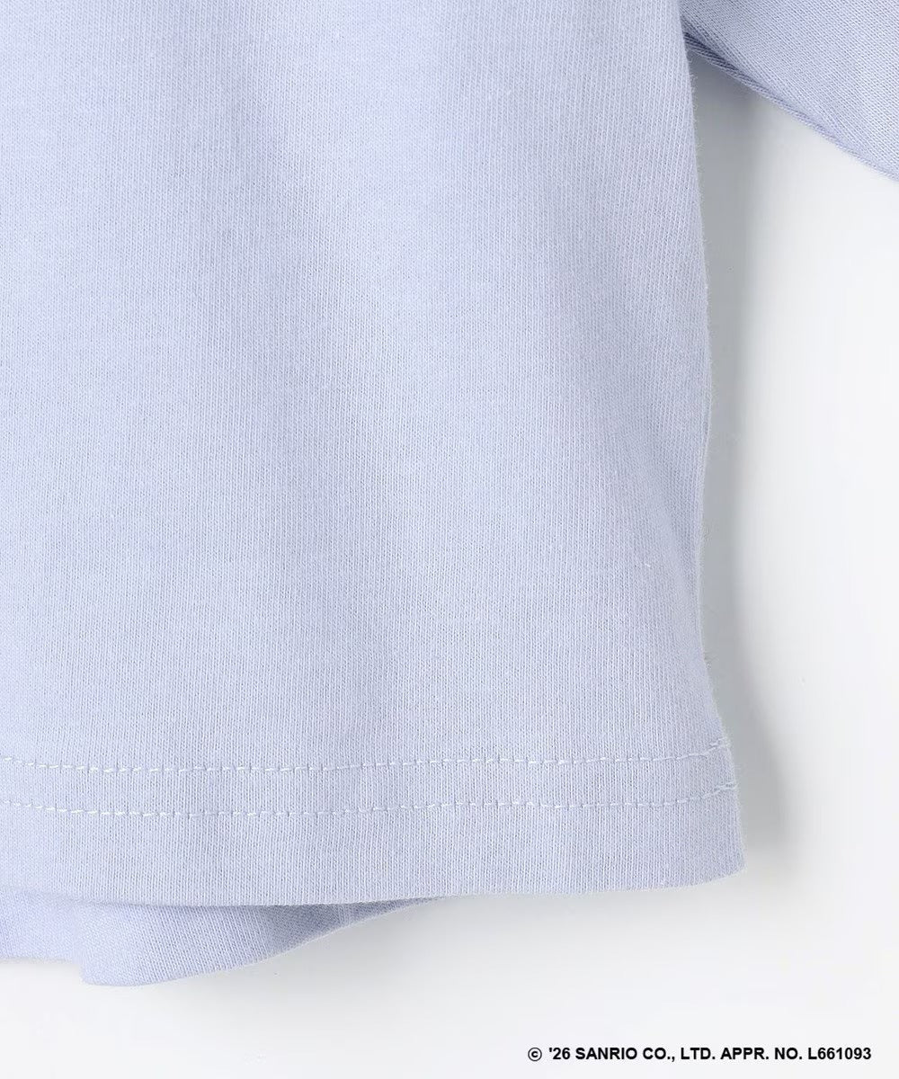 日本童裝 aF#a325 x Sanrio Cinnamoroll 印花上衣 100-150cm 女童款 夏季 TOPS