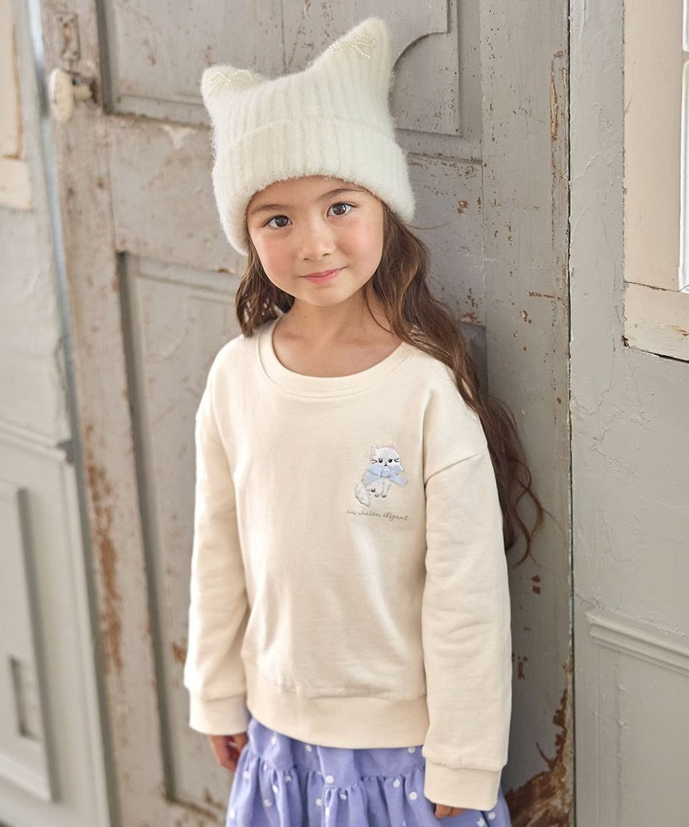 日本童裝 aF#a325  動物背部印花上衣 110-160cm 女童款 秋季 TOPS