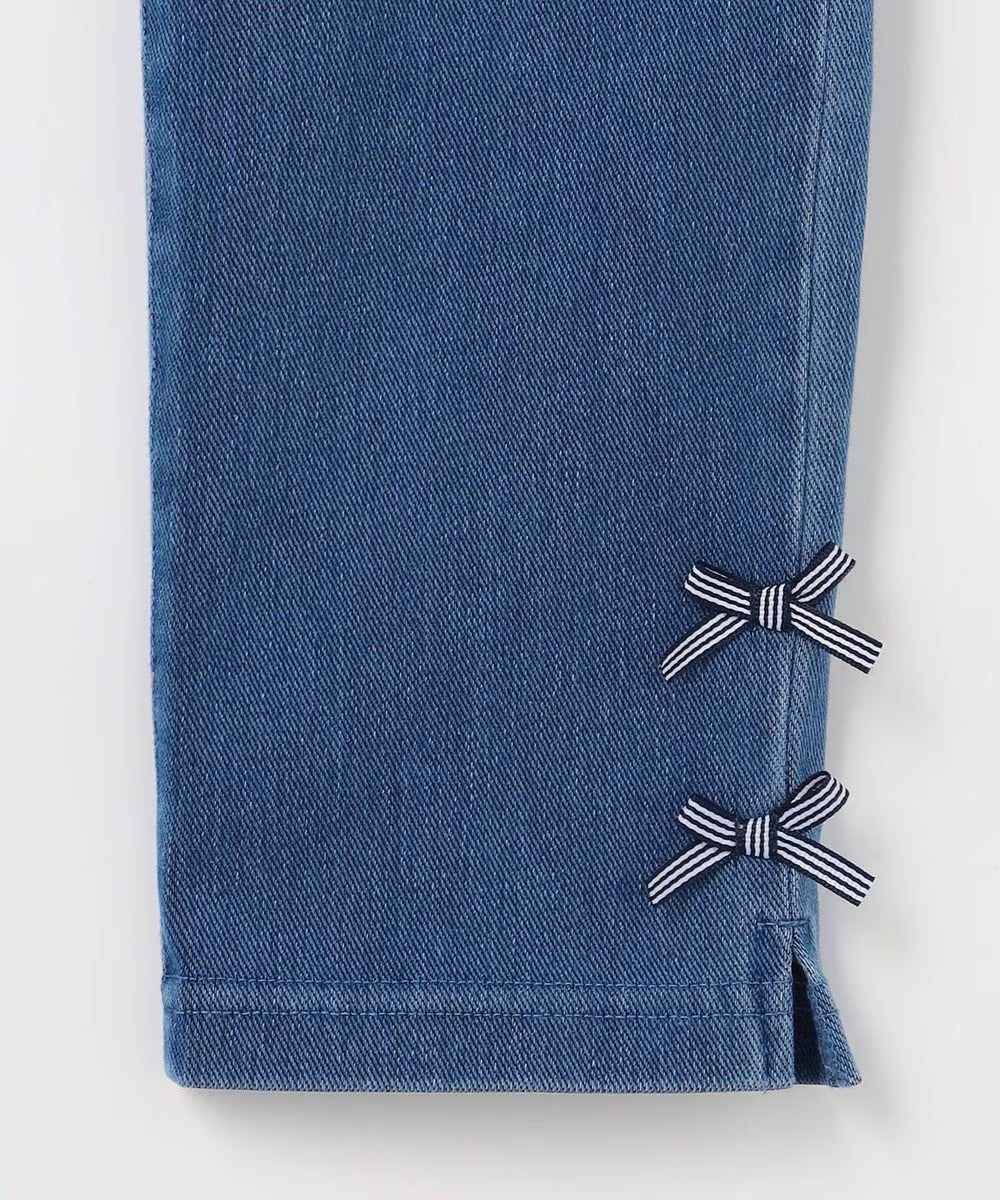 日本童裝 aF#a325 彈性牛仔長褲 90-150cm 女童款 夏季 PANTS