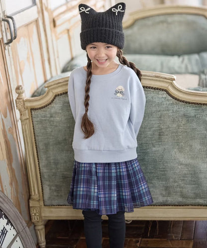 日本童裝 aF#a325  動物背部印花上衣 110-160cm 女童款 秋季 TOPS