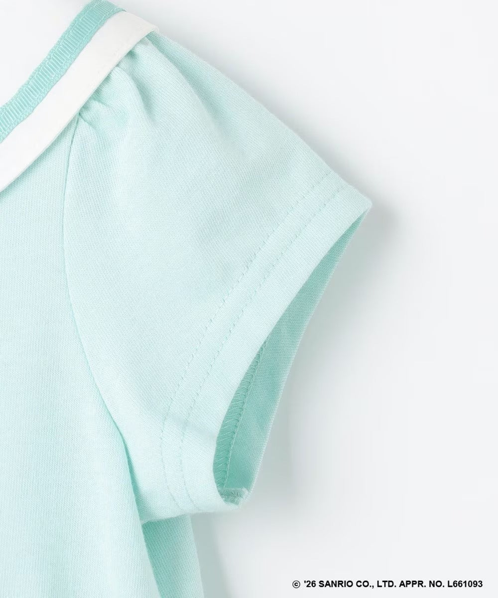 日本童裝 aF#a325 x Sanrio Cinnamoroll 2Way 領可拆 水手領連身裙 100-150cm 女童款 夏季 DRESSES