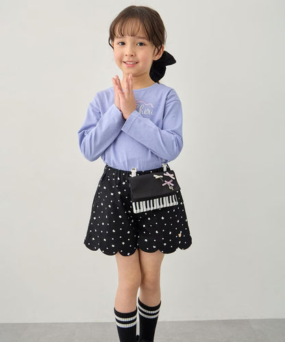 日本童裝 aF#a325 波浪邊短褲 100-150cm 女童款 夏季 PANTS