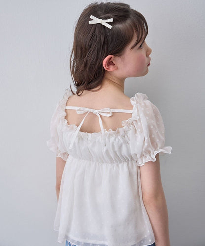 日本童裝 aF#a325 2Way 吊帶露肩上衣 110-160cm 女童款 夏季 TOPS