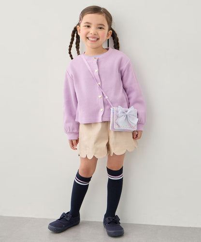 日本童裝 aF#a325 心型扣針織外套 90-150cm 女童款 春季 OUTERWEAR