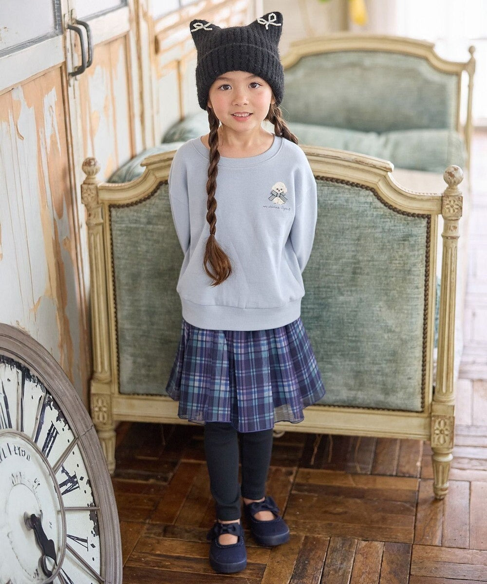 日本童裝 aF#a325  動物背部印花上衣 110-160cm 女童款 秋季 TOPS