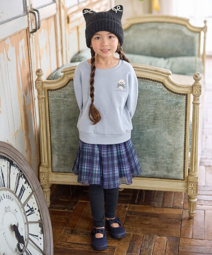 日本童裝 aF#a325  動物背部印花上衣 110-160cm 女童款 秋季 TOPS