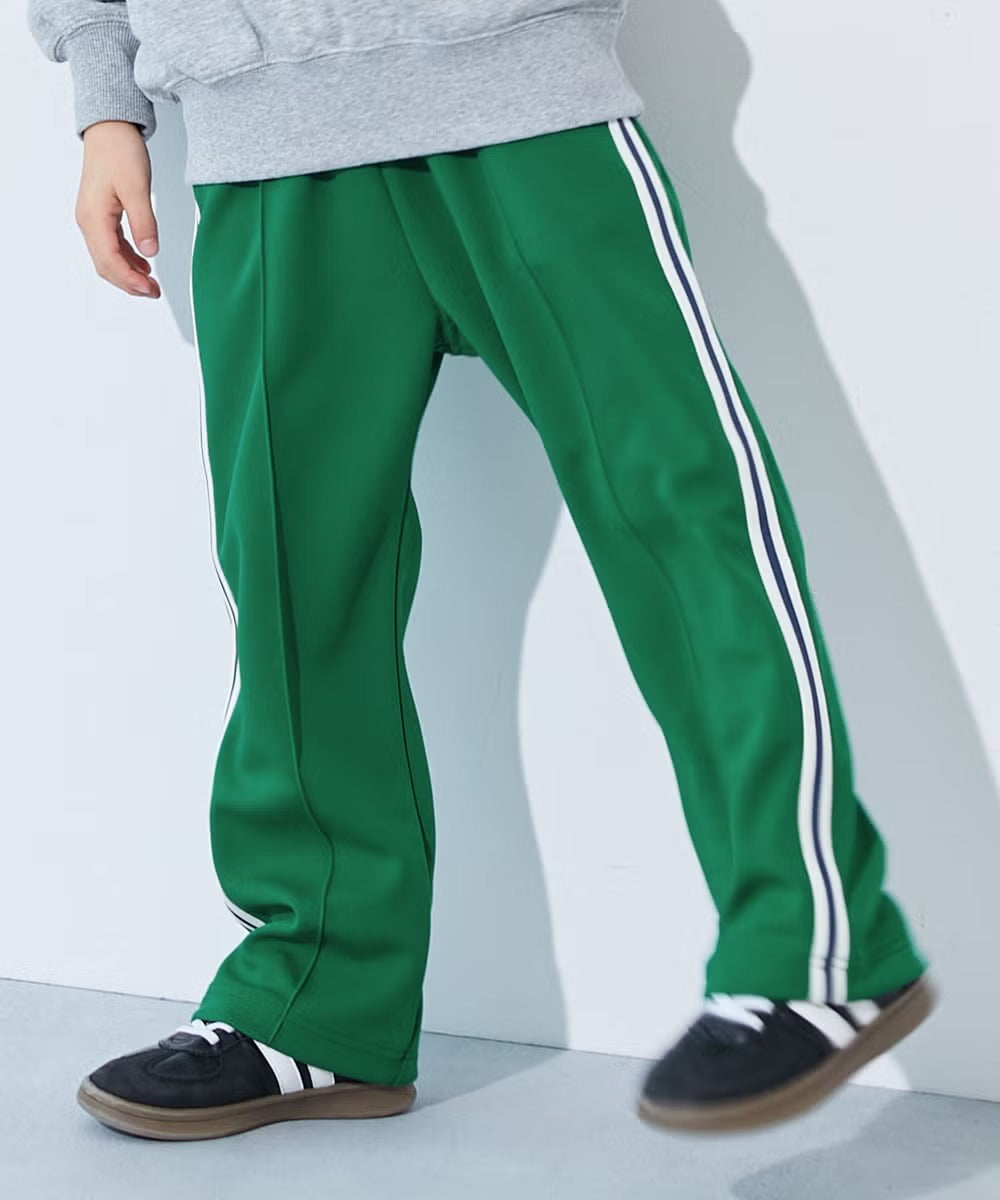 日本童裝 dev!rock 側邊條紋寬腿運動褲 100-160cm 男童款/女童款 秋季 PANTS