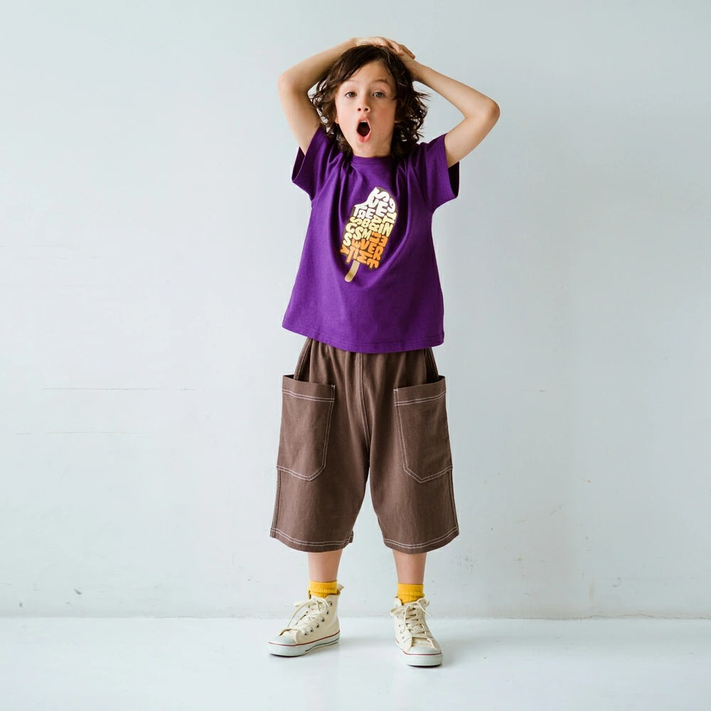 日本童裝 Branshes 接觸冷感 印花短袖上衣 80-150cm 男童款 夏季 TOPS