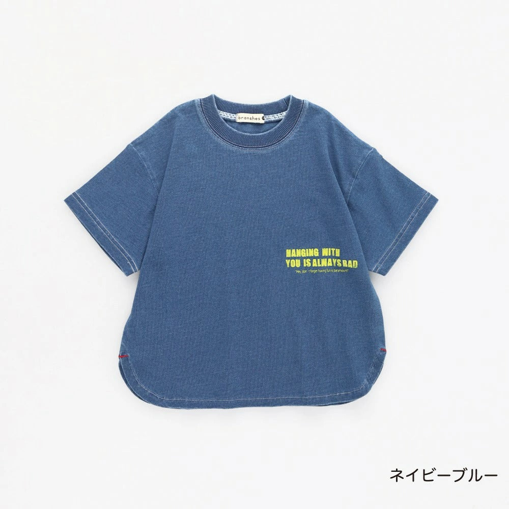 日本童裝 Branshes 圓領針織薄上衣 80-150cm 男童款 夏季 TOPS