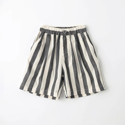 日本童裝 Branshes 條紋短褲 80-150cm 男童款 夏季 PANTS