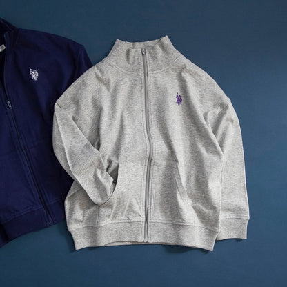 日本童裝 Branshes 【U.S. POLO ASSN.】刺繡立領外套 90-150cm 男童款 夏季 TOPS