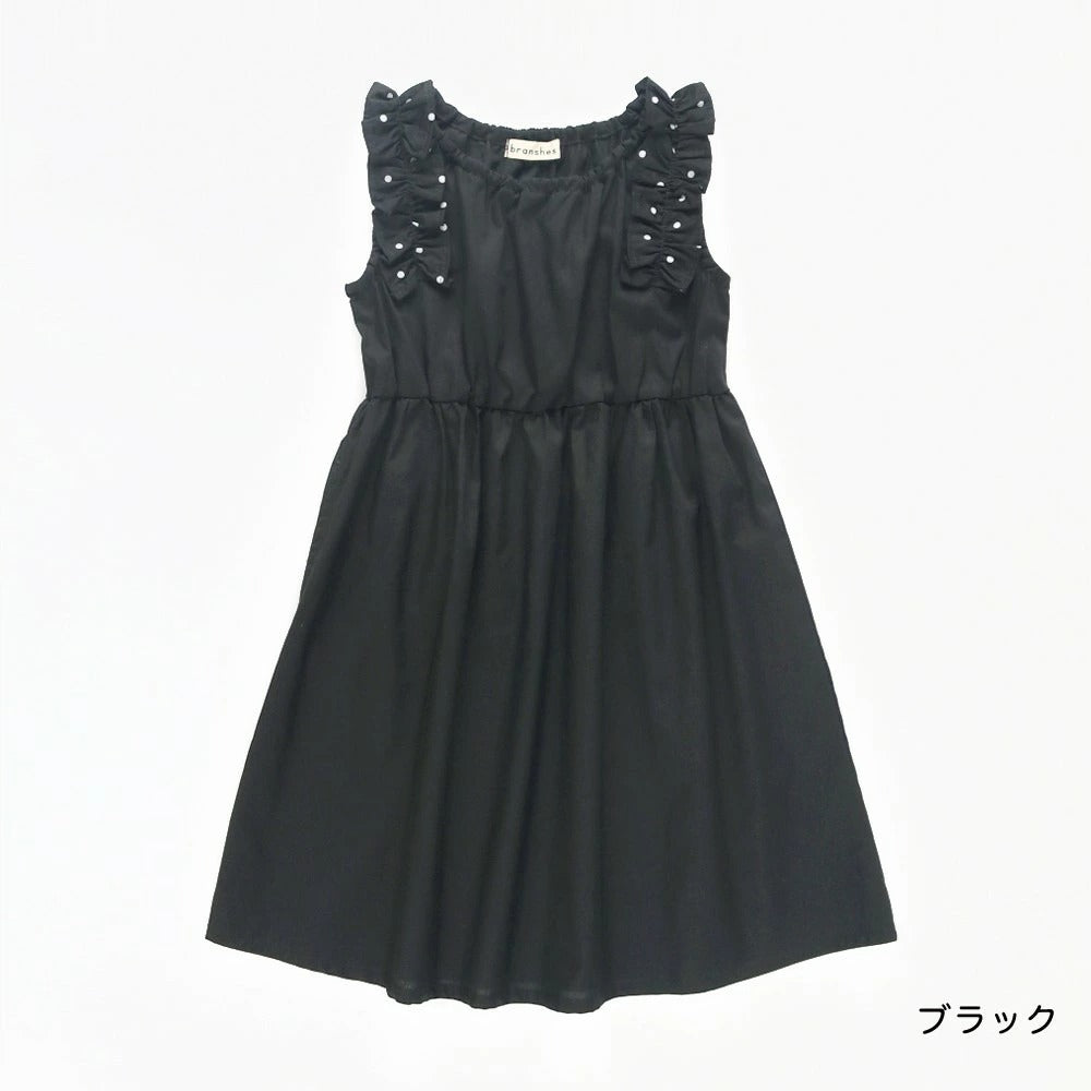 日本童裝 Branshes 荷葉邊連身裙 80-150cm 女童款 夏季 DRESSES