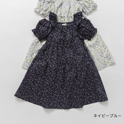 日本童裝 Branshes 碎花露肩連身裙 80-150cm 女童款 夏季 DRESSES