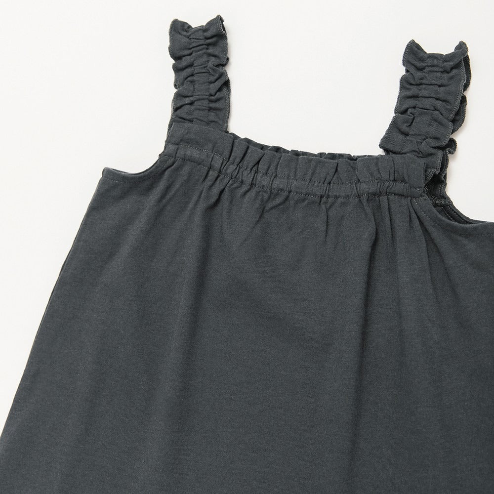 日本童裝 Branshes 接觸冷感 荷葉邊吊帶背心 80-150cm 女童款 夏季 TOPS