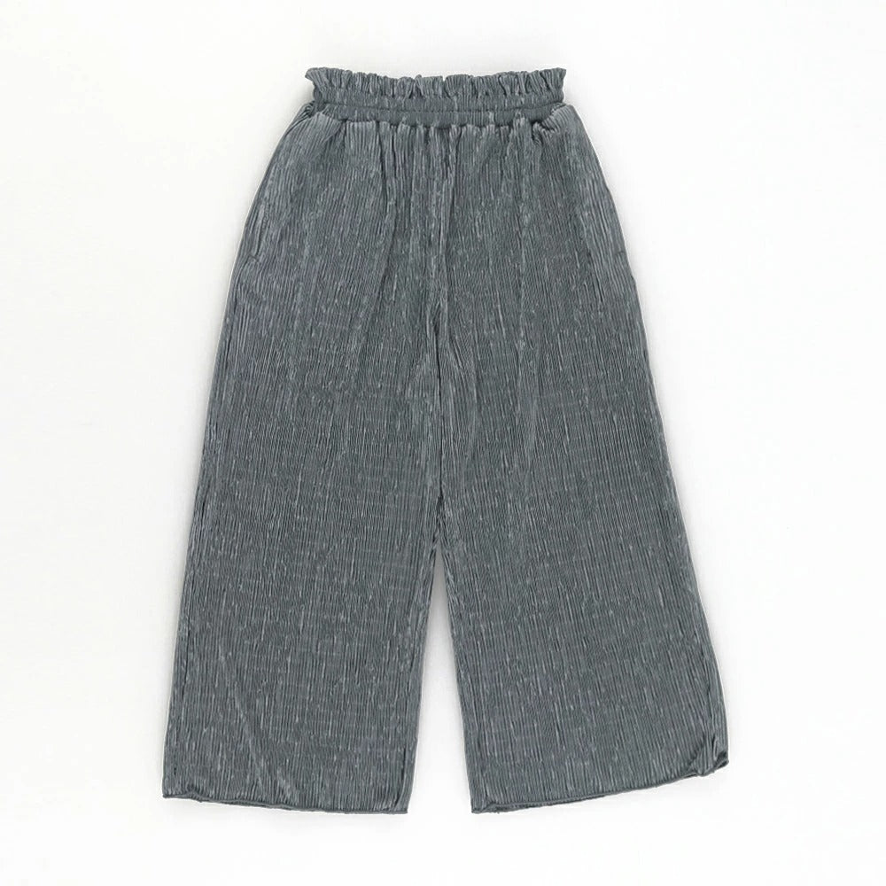 日本童裝 Branshes 接觸冷感 寬鬆闊腿褲 80-150cm 女童款 夏季 PANTS