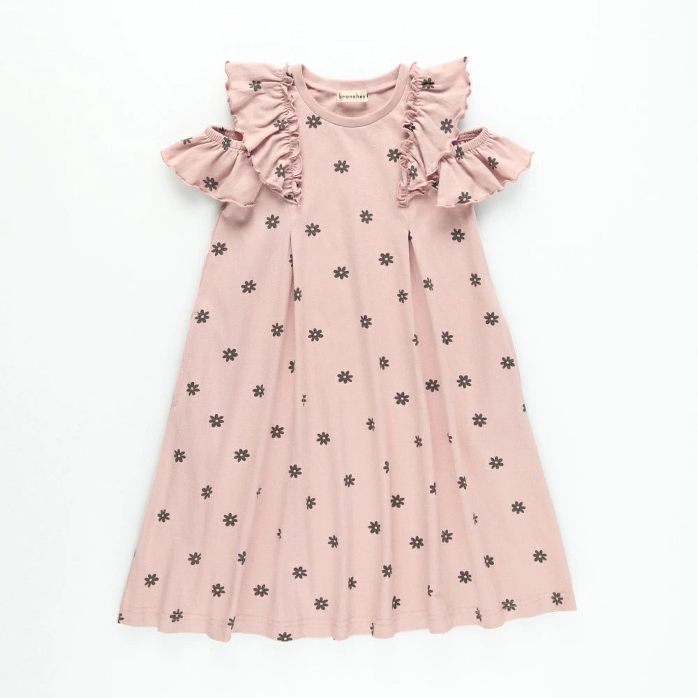 日本童裝 Branshes 露肩連身裙 80-130cm 女童款 夏季 DRESSES