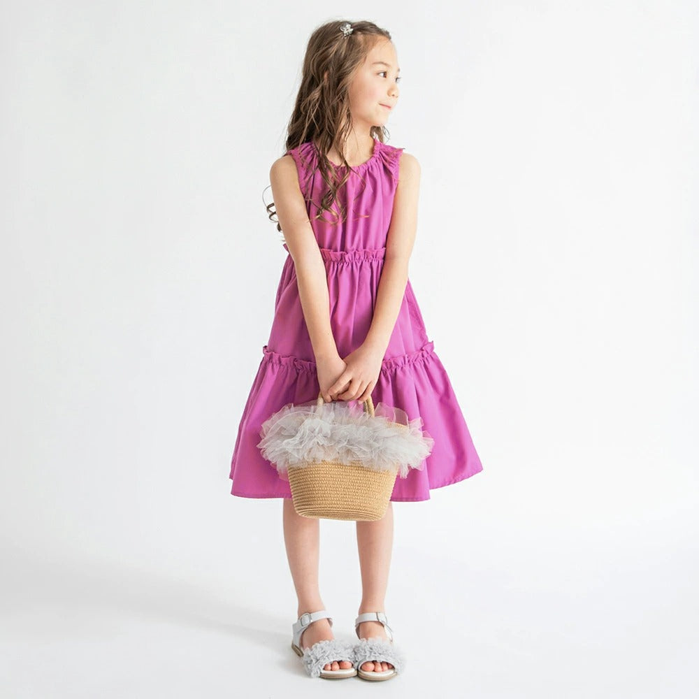 日本童裝 Branshes 接觸冷感 背心連身裙 80-150cm 女童款 夏季 DRESSES