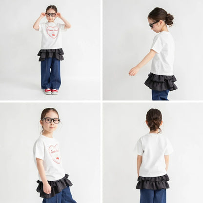 日本童裝 Branshes 百搭荷葉邊吊帶背心 90-150cm 女童款 夏季 TOPS