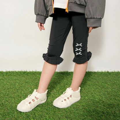 日本童裝 Branshes 接觸冷感 防UV 荷葉邊印花短褲 80-130cm 女童款 夏季 PANTS