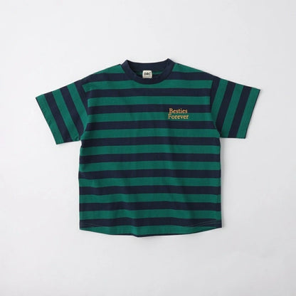日本童裝 Branshes 間條短袖上衣 100-150cm 男童款 夏季 TOPS