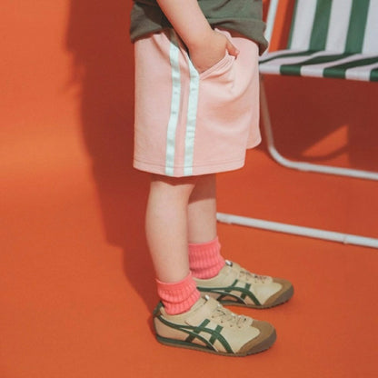 日本童裝 Branshes【aBity select.】側條紋運動短褲 90-130cm 男童款/女童款 夏季 PANTS