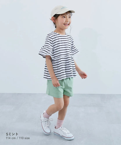 日本童裝 dev!rock 斜紋短褲 100-160cm 女童款 夏季 PANTS