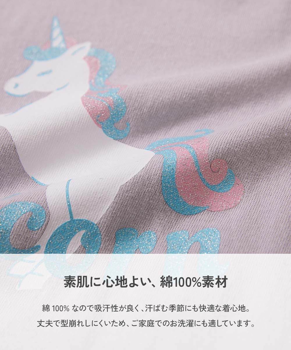 日本童裝 dev!rock 印花收腰上衣 90-140cm 女童款 夏季 TOPS