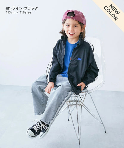 Japanese children's clothing dev!rock waterproof series stand collar thin jacket 100-160cm boys/girls spring and summer outerwear