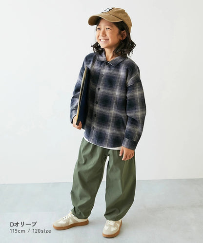 日本童裝 dev!rock 彈性斜紋寬鬆褲 100-160cm 男童款/女童款 PANTS 春季