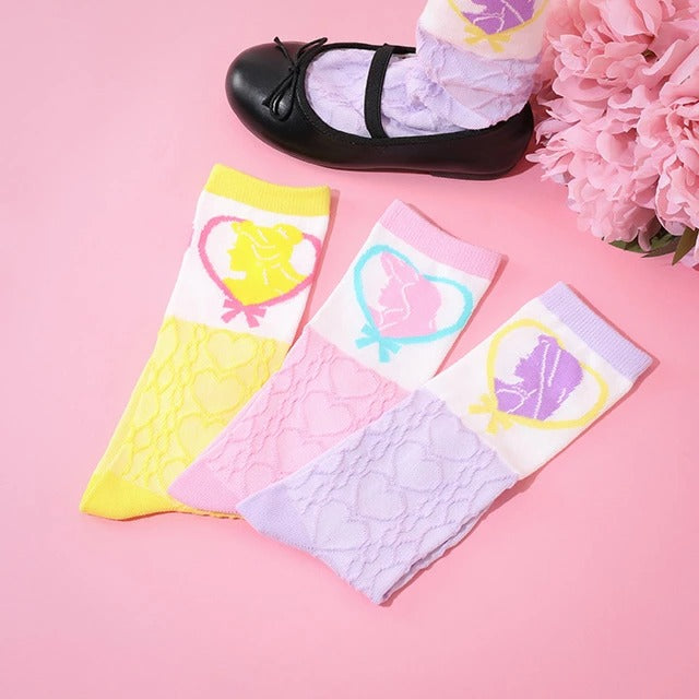 日本直送 Babydoll x Disney Princess襪一對 13-20cm 襪系列