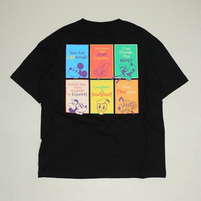 Japanese BDL x Disney parent-child print tops (80-150cm) for boys and girls (summer TOPS) 