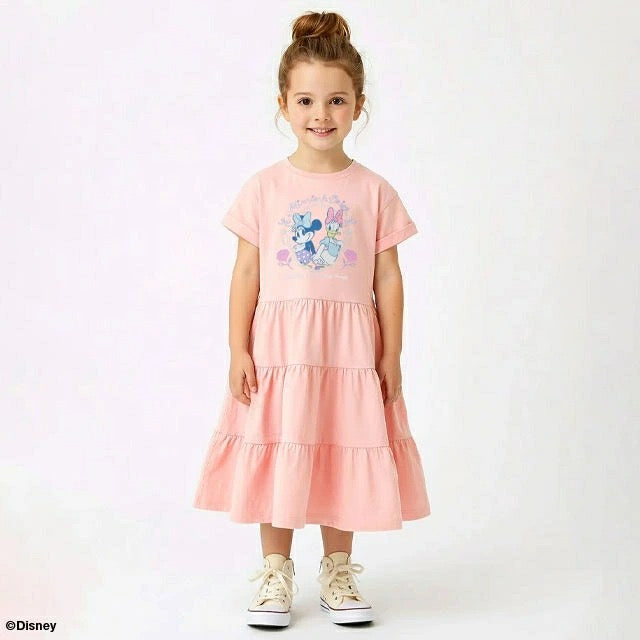 日本童裝 BDL x Disney 印花連身裙 80-130cm 女童款 夏季 DRESSES