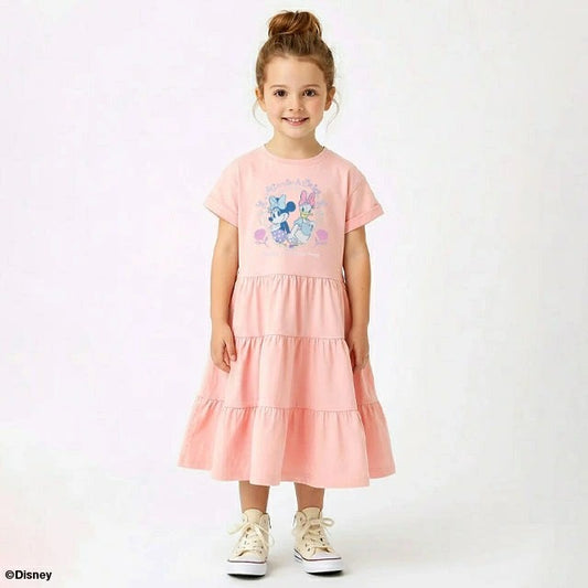 Japanese BDL x Disney parent-child print tops (80-150cm) for boys and girls (summer TOPS) 