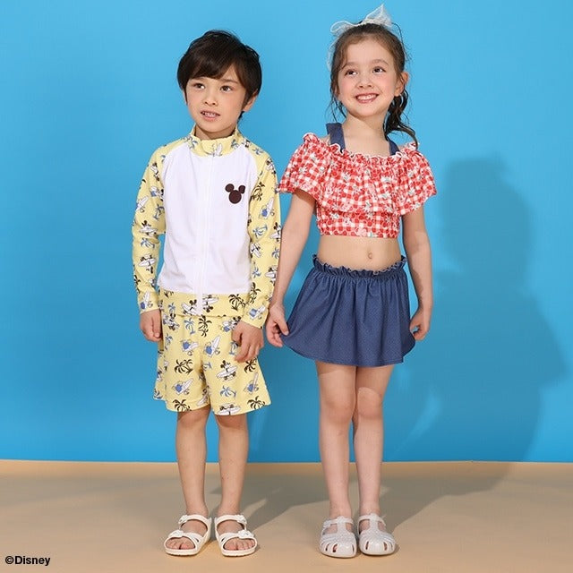 Japanese BDL x Disney parent-child print tops (80-150cm) for boys and girls (summer TOPS) 