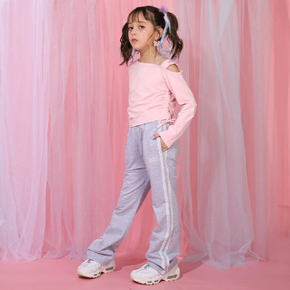 日本童裝 BDL 露肩收腰上衣 90-140cm 女童款 夏季 TOPS