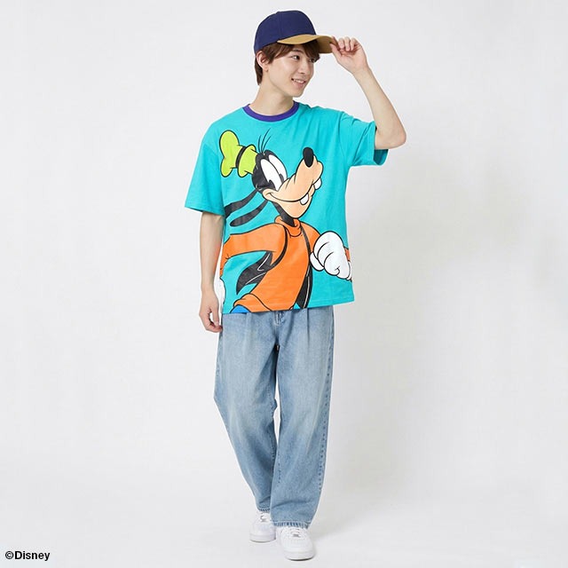 Japanese BDL x Disney parent-child print tops (80-150cm) for boys and girls (summer TOPS) 