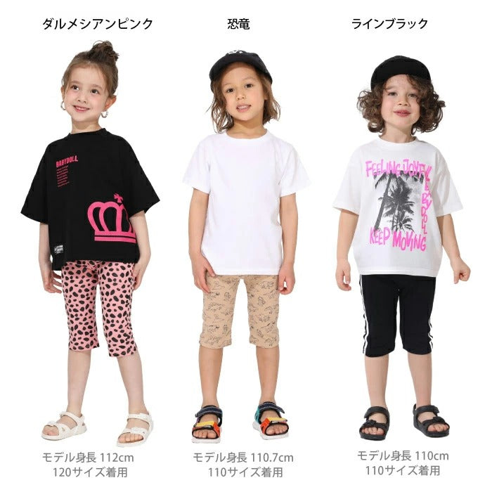 Japanese BDL x Disney parent-child print tops (80-150cm) for boys and girls (summer TOPS) 