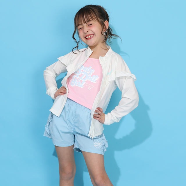 日本童裝 BDL 水陸兩用 沙灘泳褲 90-140cm 女童款 PANTS 夏季 夏日玩水泳衣特輯