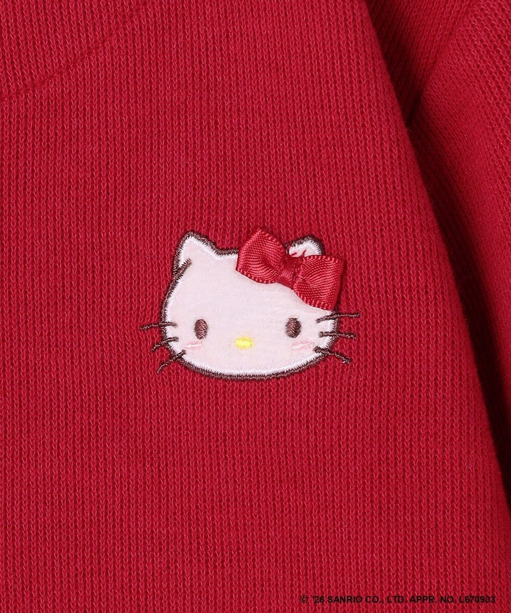 日本童裝 ANY#26 x Sanrio Hello Kitty 蝴蝶扣外套 100-150cm 女童款 秋季 OUTERWEAR 聖誕紅/新年紅