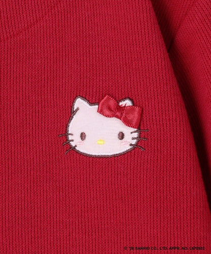 日本童裝 ANY#26 x Sanrio Hello Kitty 蝴蝶扣外套 100-150cm 女童款 秋季 OUTERWEAR 聖誕紅/新年紅
