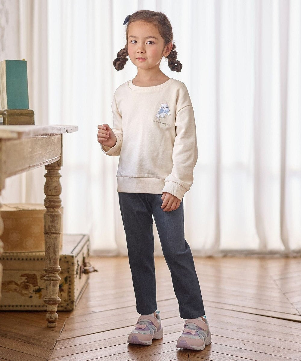 日本童裝 aF#a325  動物背部印花上衣 110-160cm 女童款 秋季 TOPS