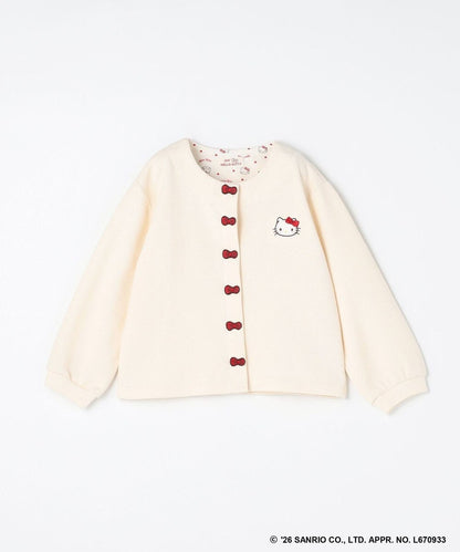 日本童裝 ANY#26 x Sanrio Hello Kitty 蝴蝶扣外套 100-150cm 女童款 秋季 OUTERWEAR 聖誕紅/新年紅